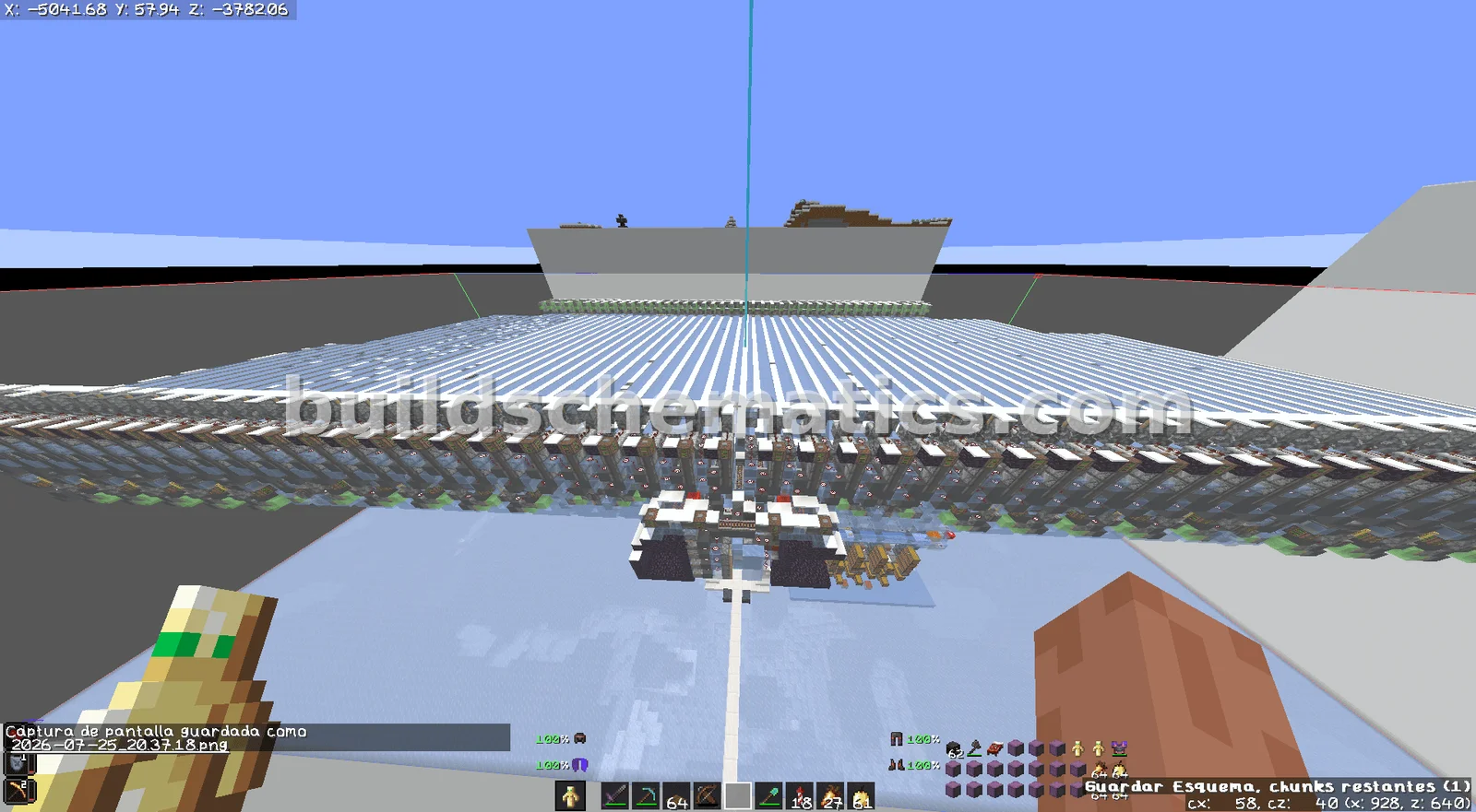 Ice Farm With Creeper Station — view 2