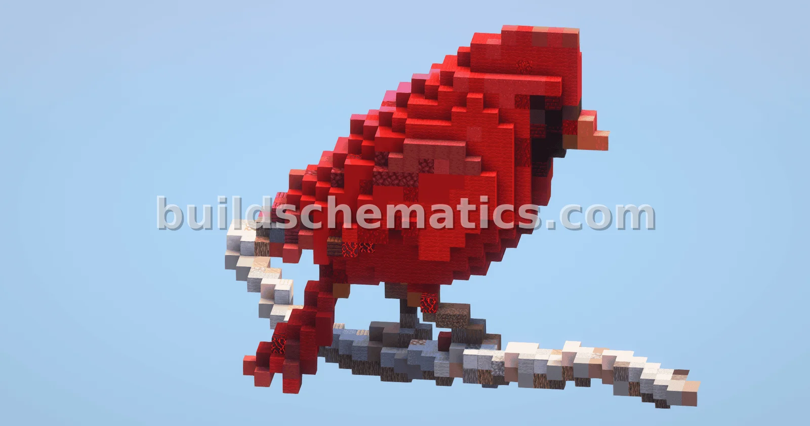 Red Cardinal Bird Statue