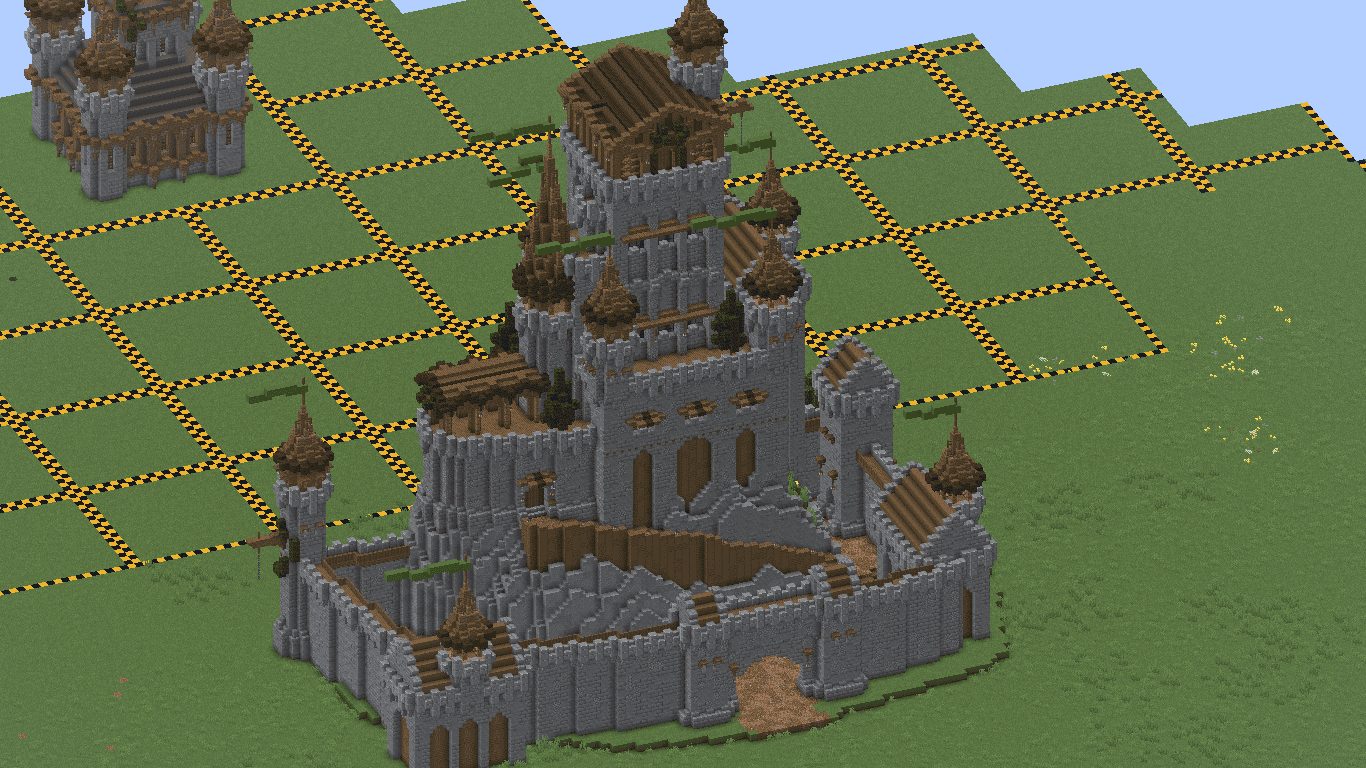 Majestic Mountain Medieval Castle