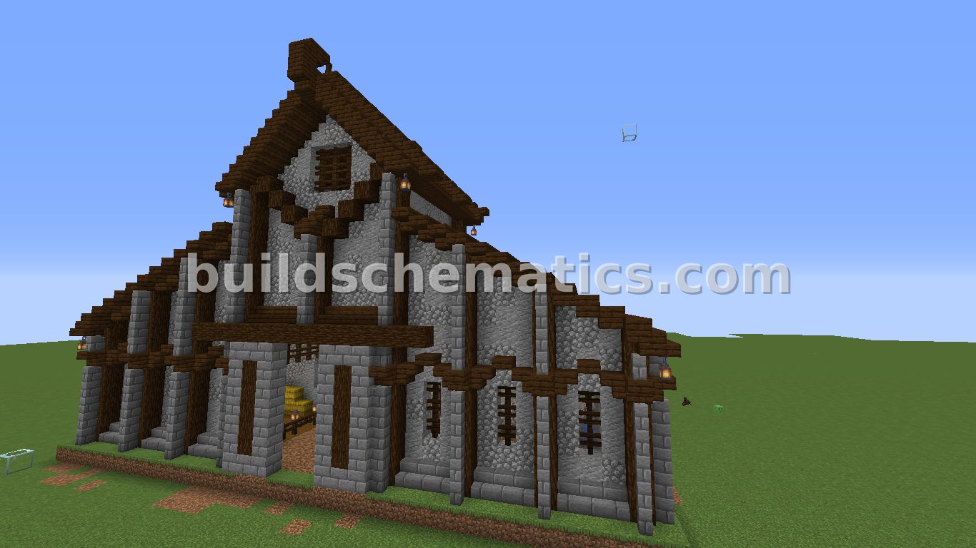 Barn 2 Medieval Town Structure