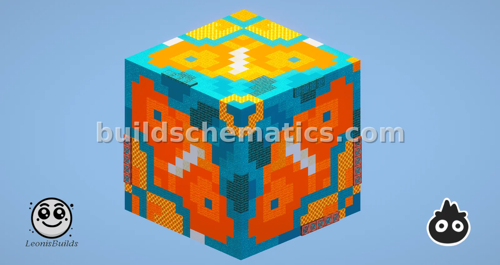 Orange Glazed Terracotta Structure