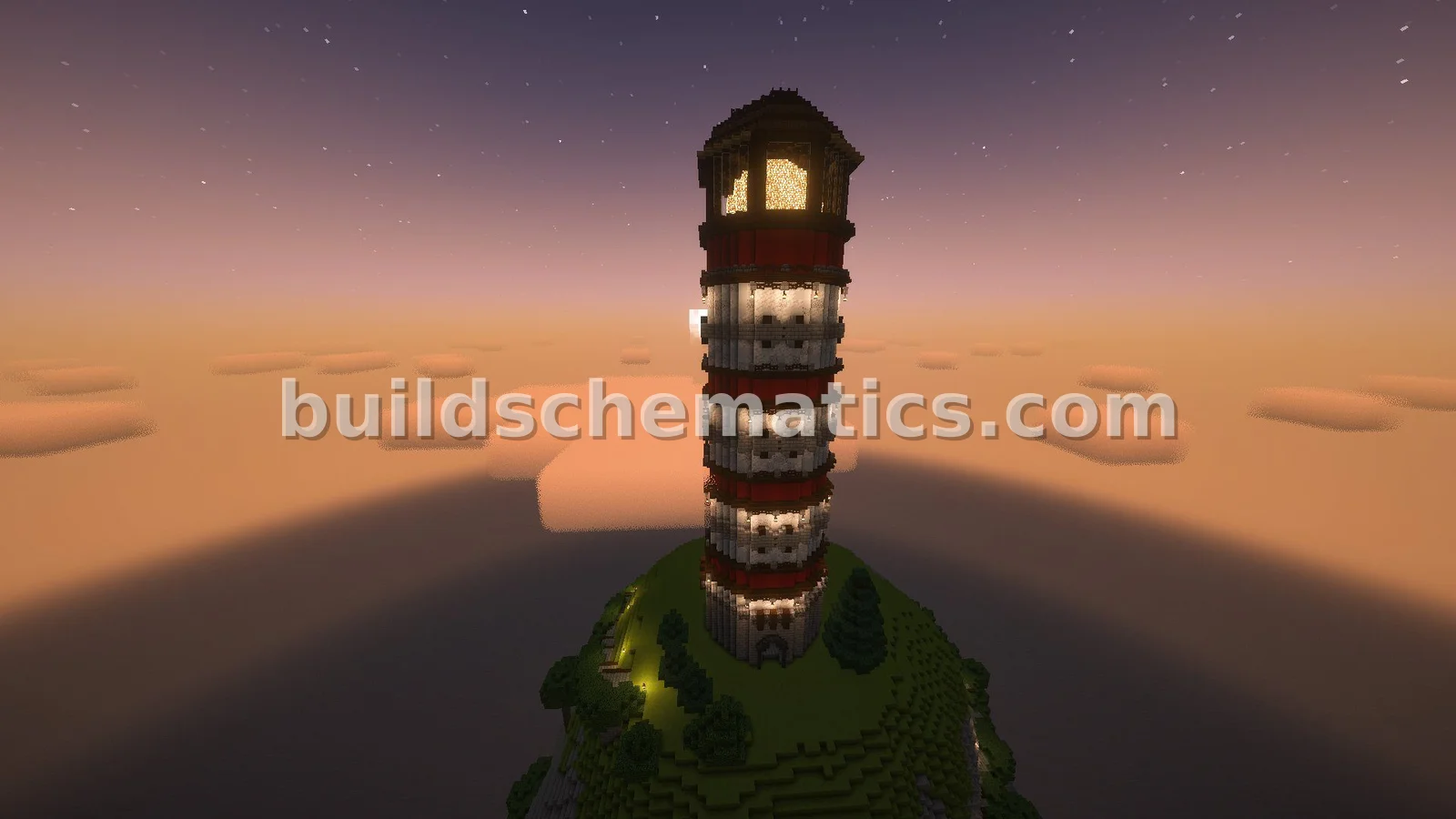 Cliffside Lighthouse Landscape — view 3