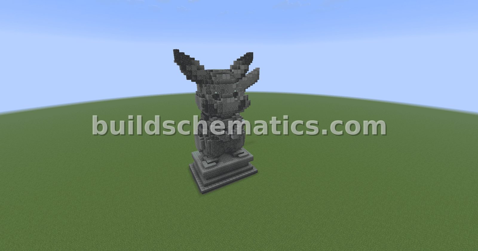 Pikachu Pokemon Statue — view 2