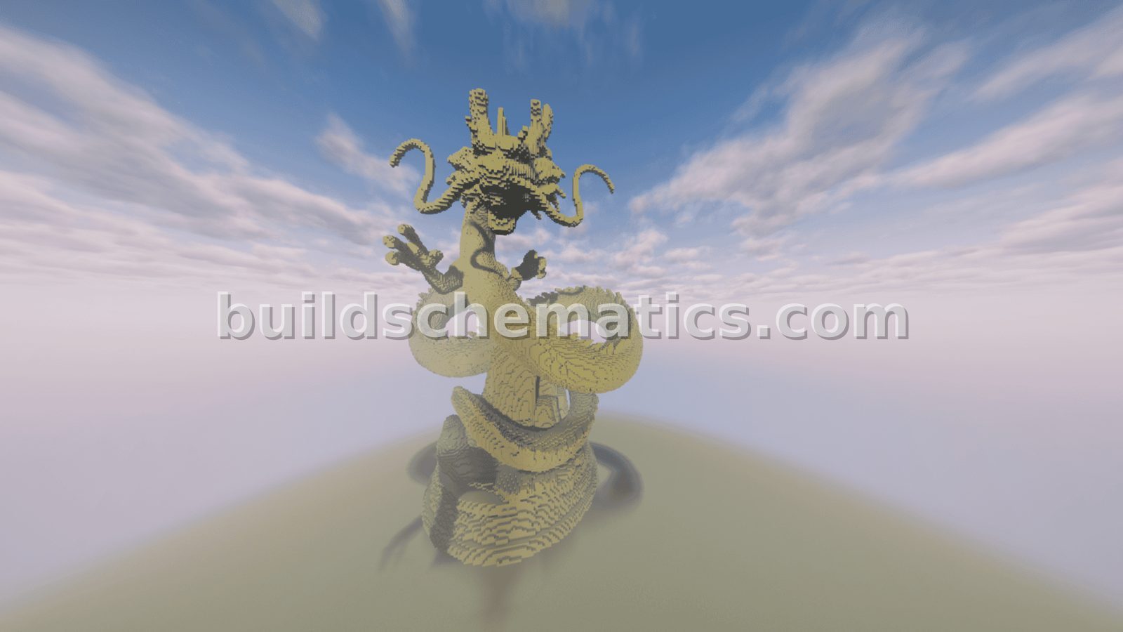 Giant Chinese Dragon Statue