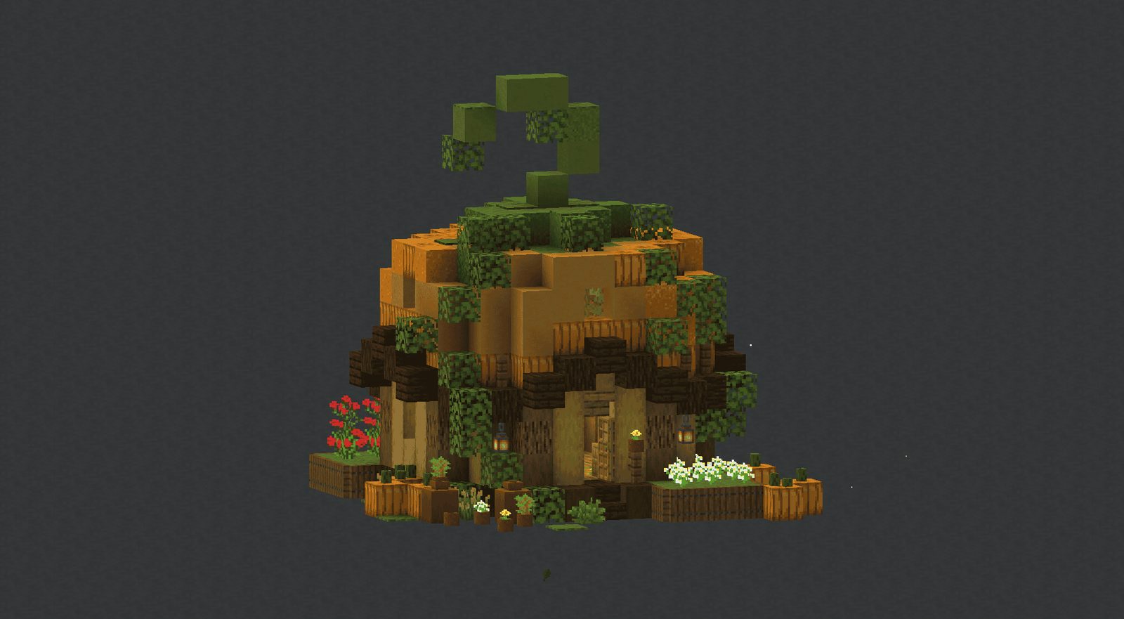 Cute Pumpkin Survival House
