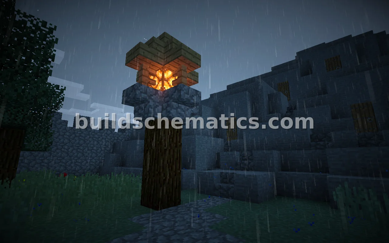 Mountain Castle With Furnished Houses — view 3