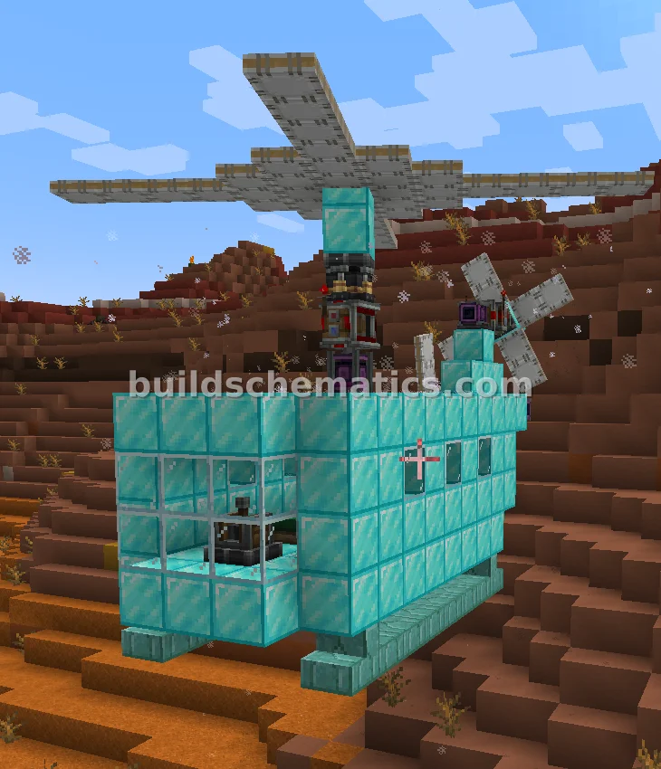 Diamond Helicopter Flying Machine