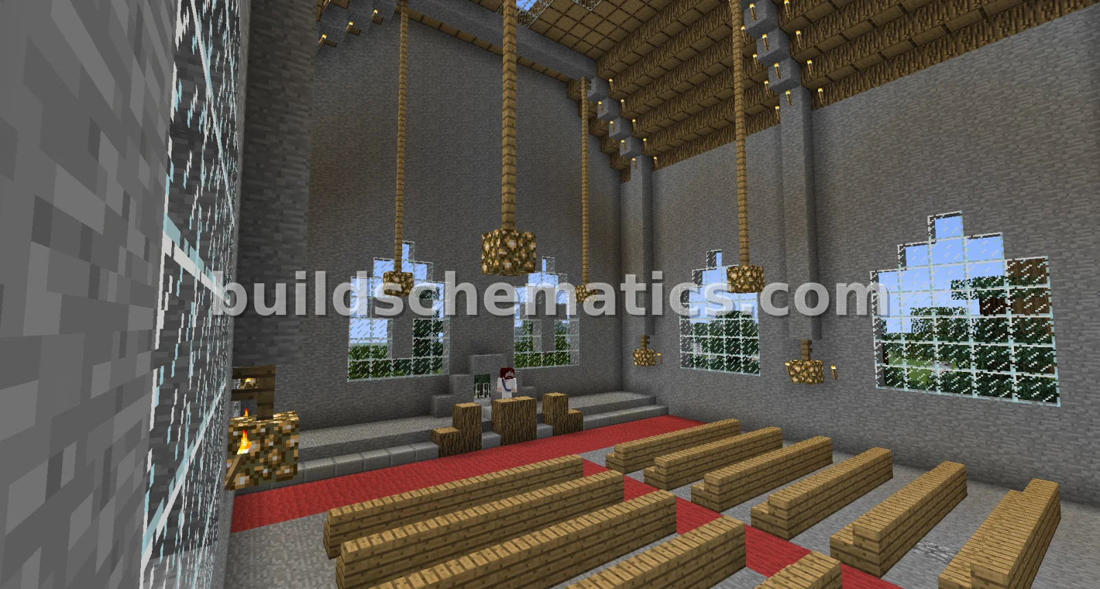 Small Medieval Church with Moat — view 4