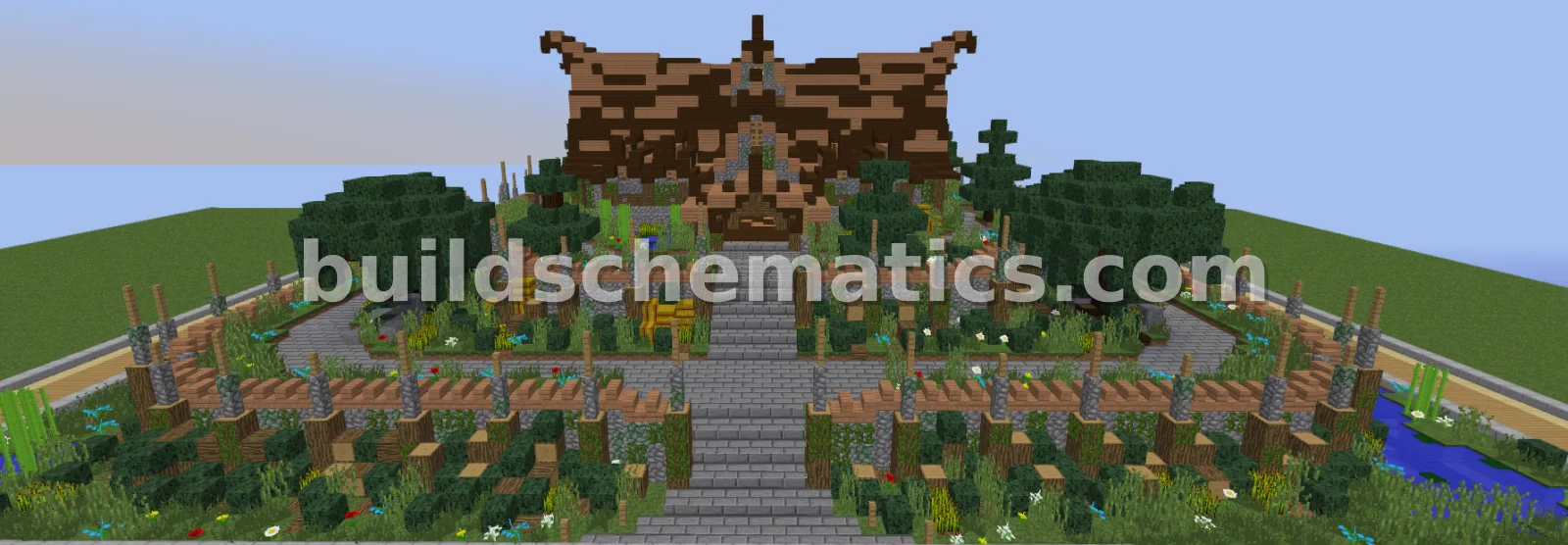 Small Wooden Server Spawn Structure