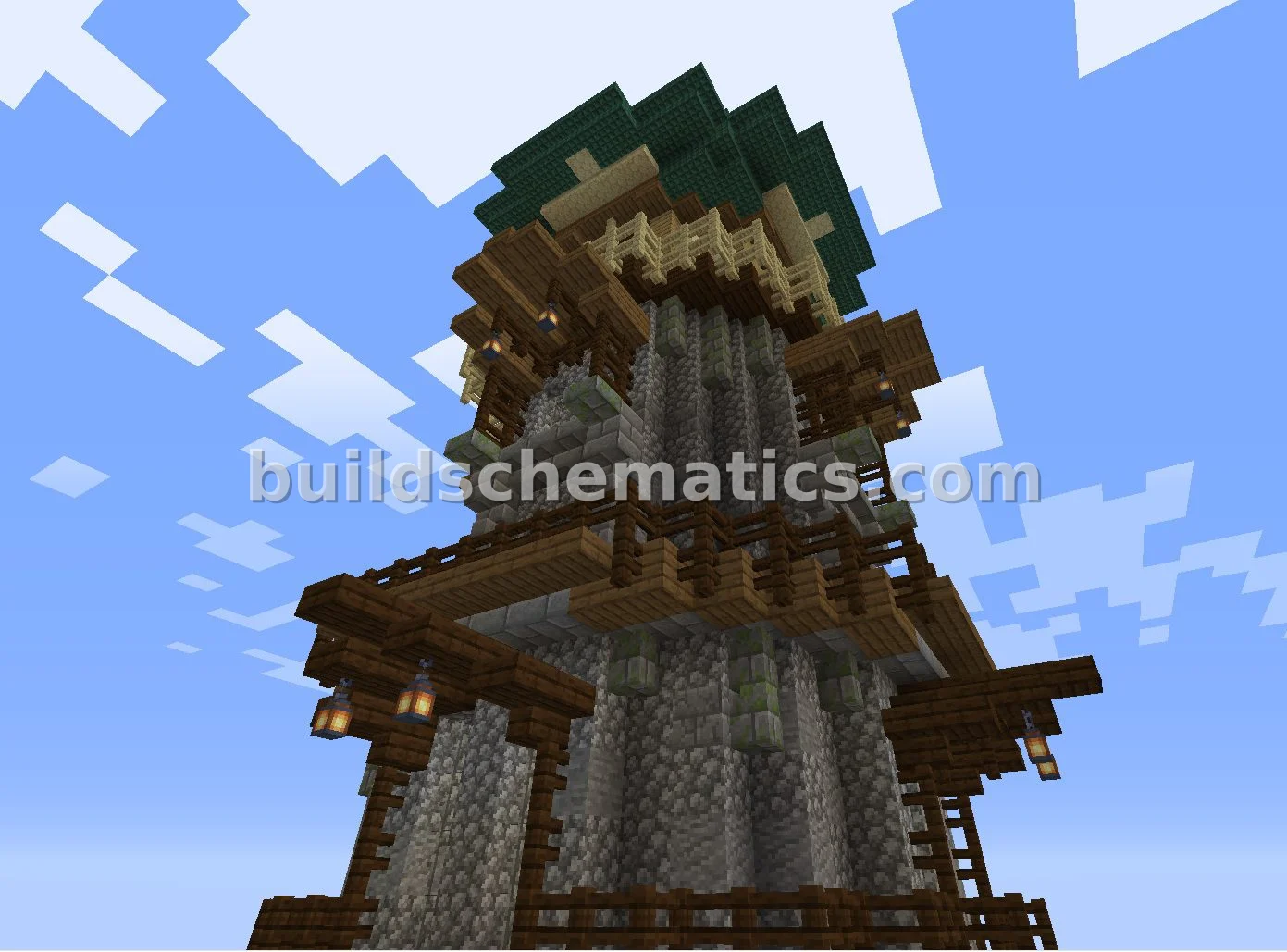 Green Tower Build — view 3