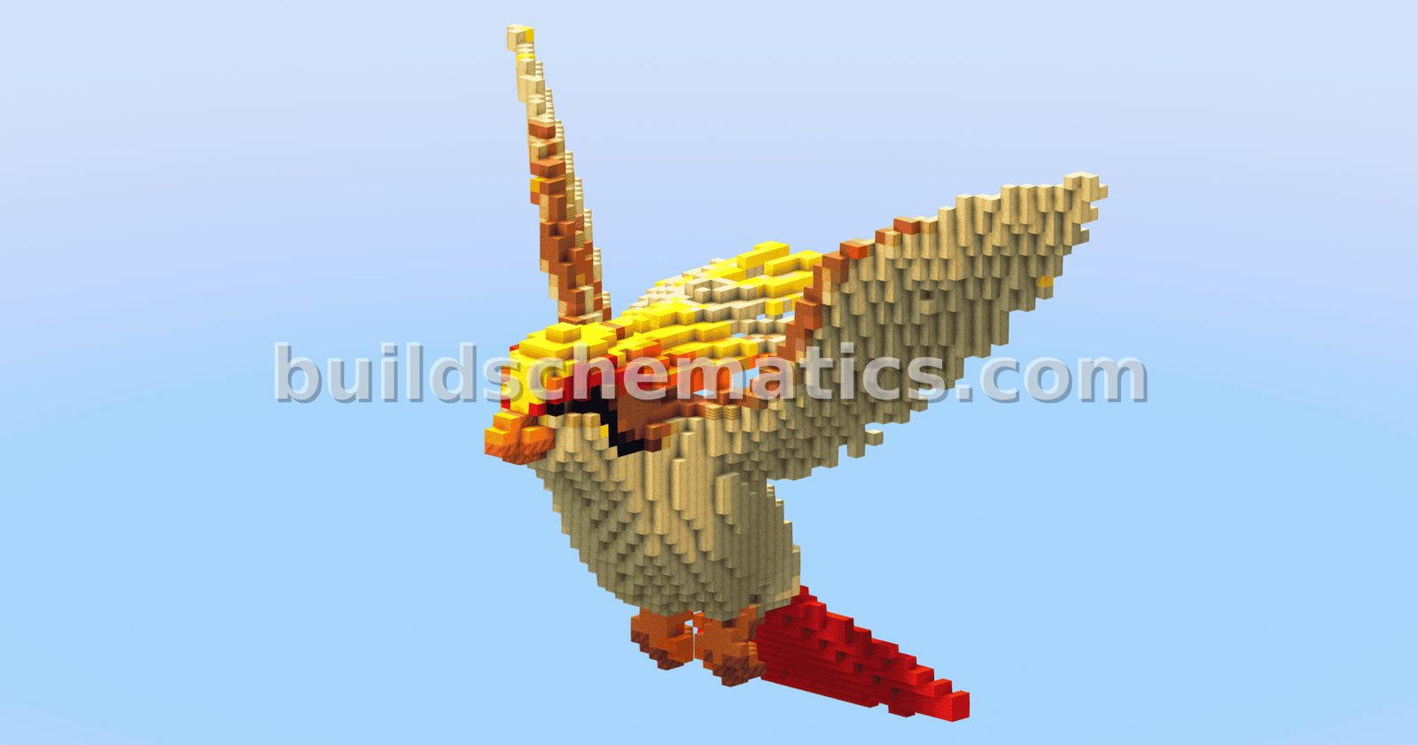 Pokemon Pidgeot Statue