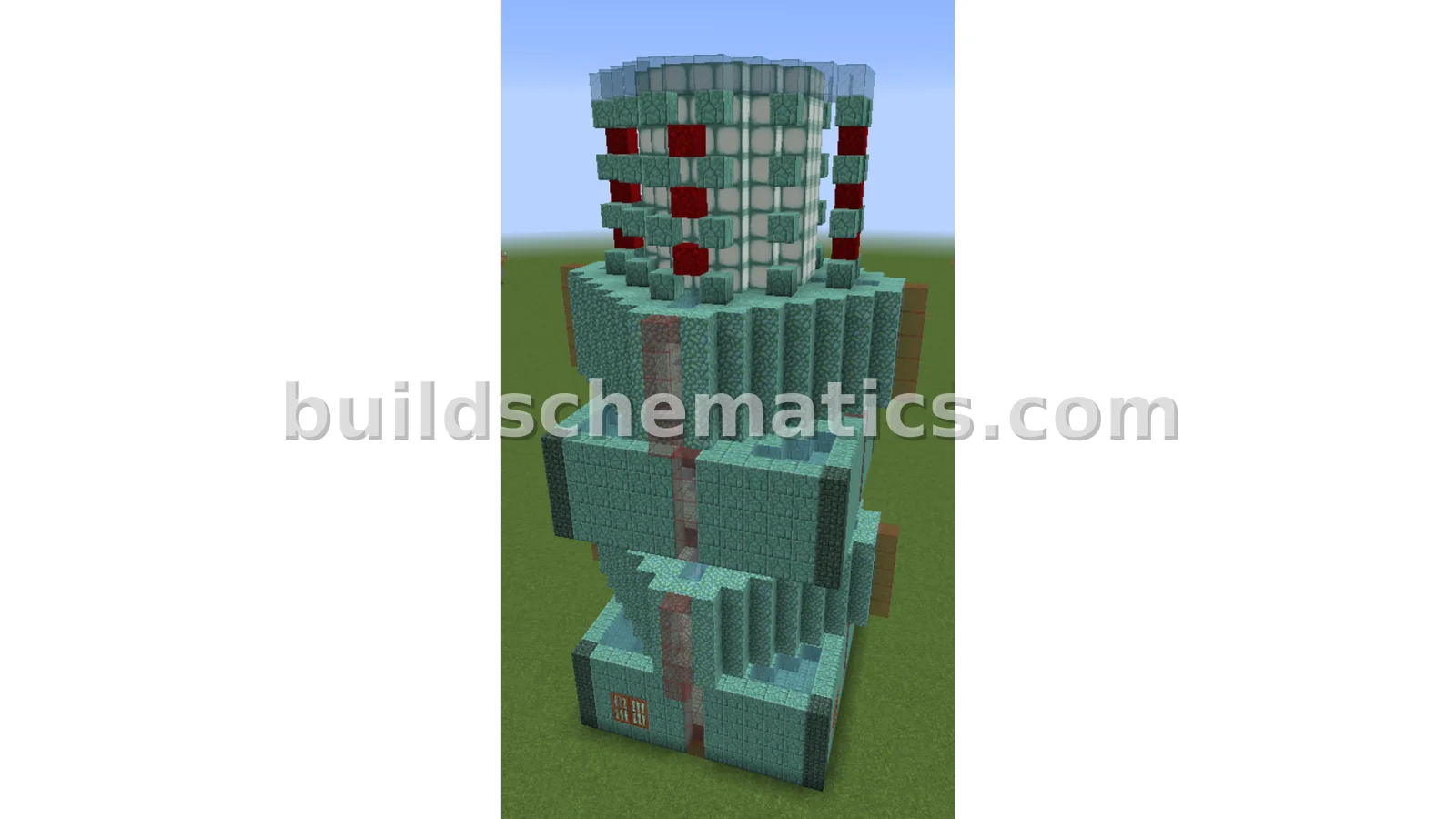 Prismarine Island Tower — view 2