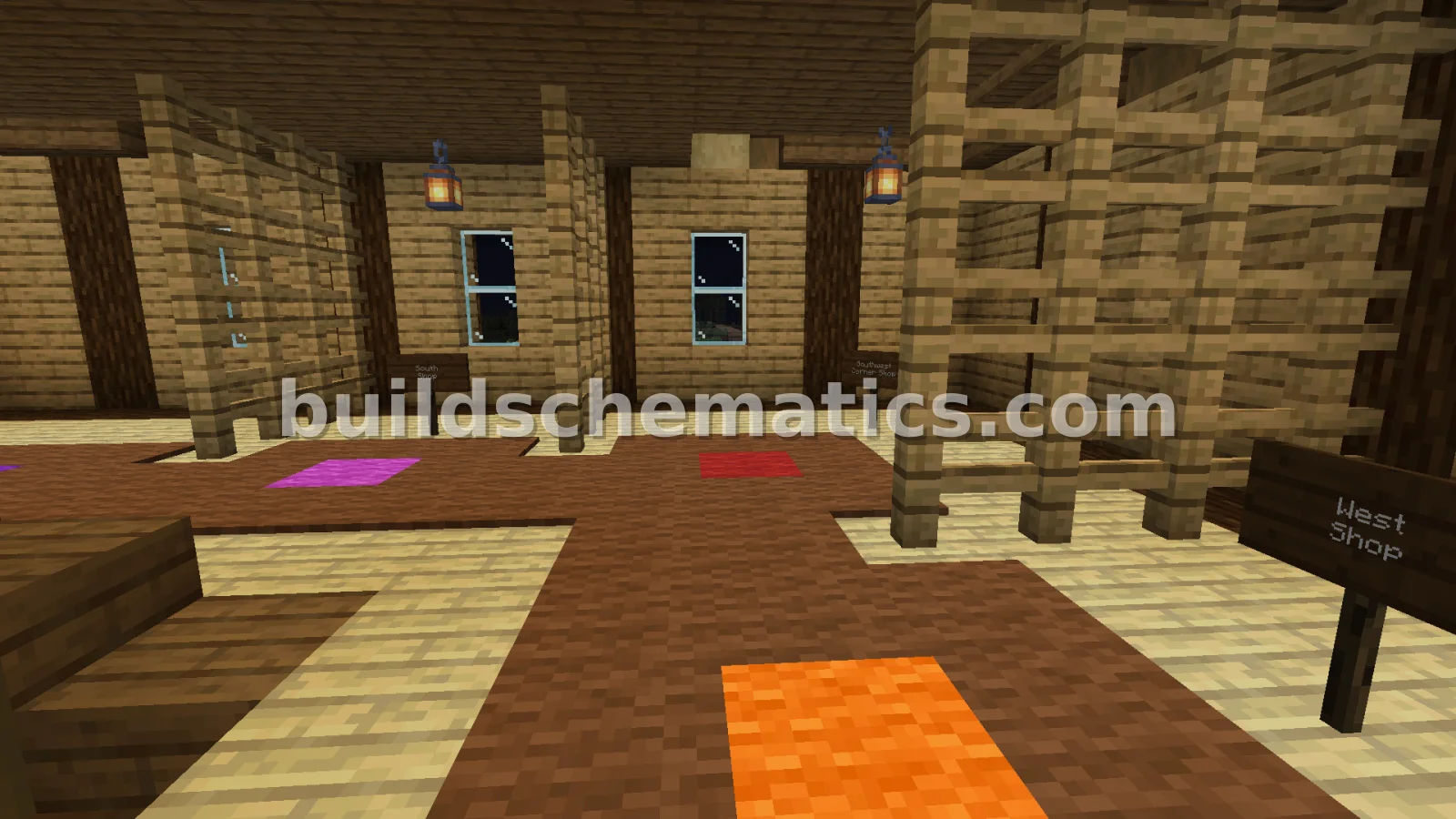 Medieval Marketplace Structure — view 3