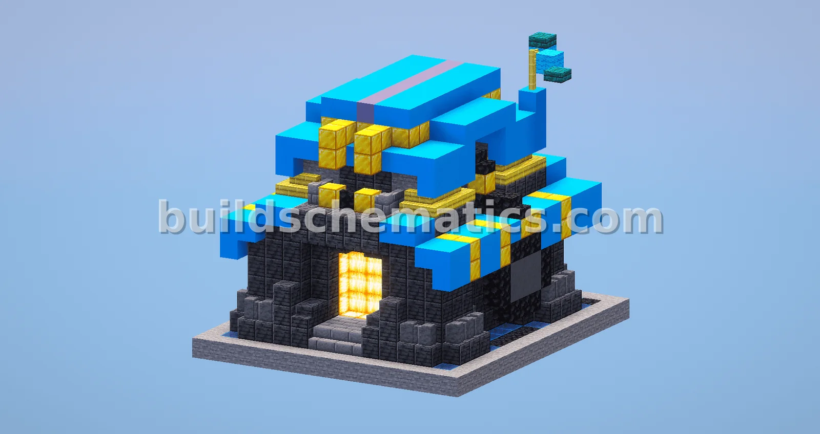 Clash of Clans Town Hall Level 12 Minecraft Build