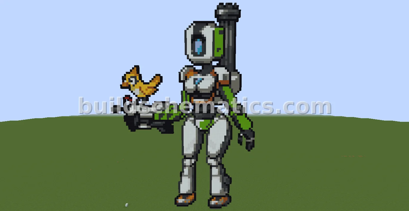 Overwatch Bastion Pixel Art