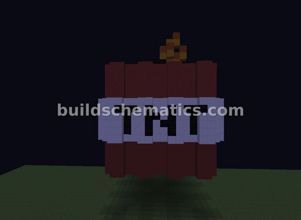 3D TNT Block Decoration
