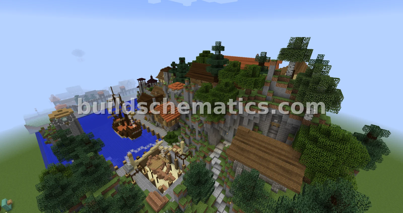 Medieval Port Town of Portland — view 3