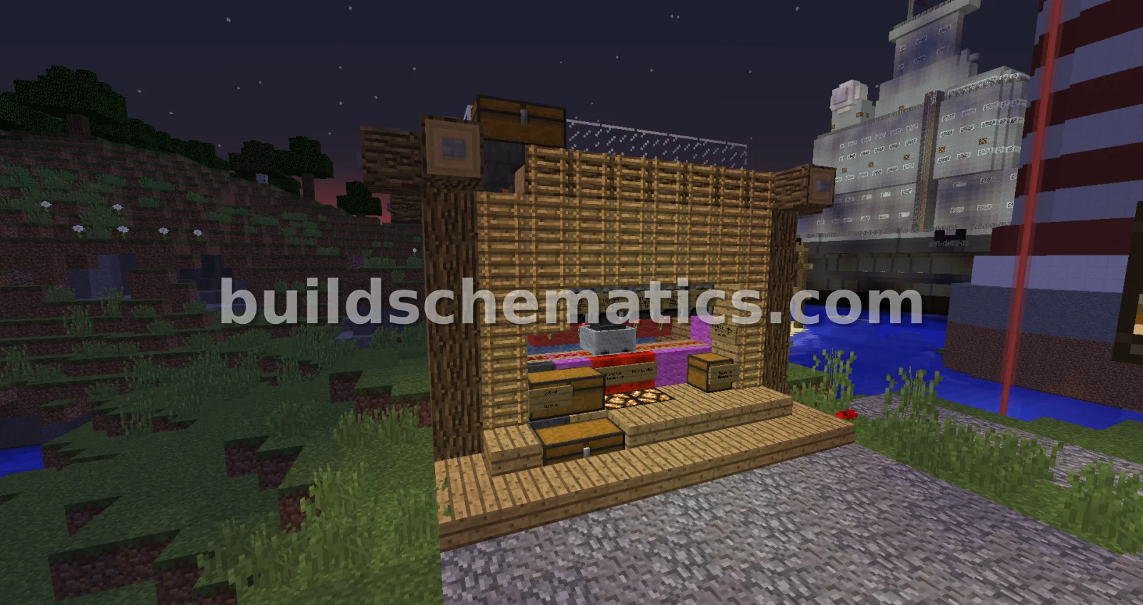 Simple Minecraft Furnace Design