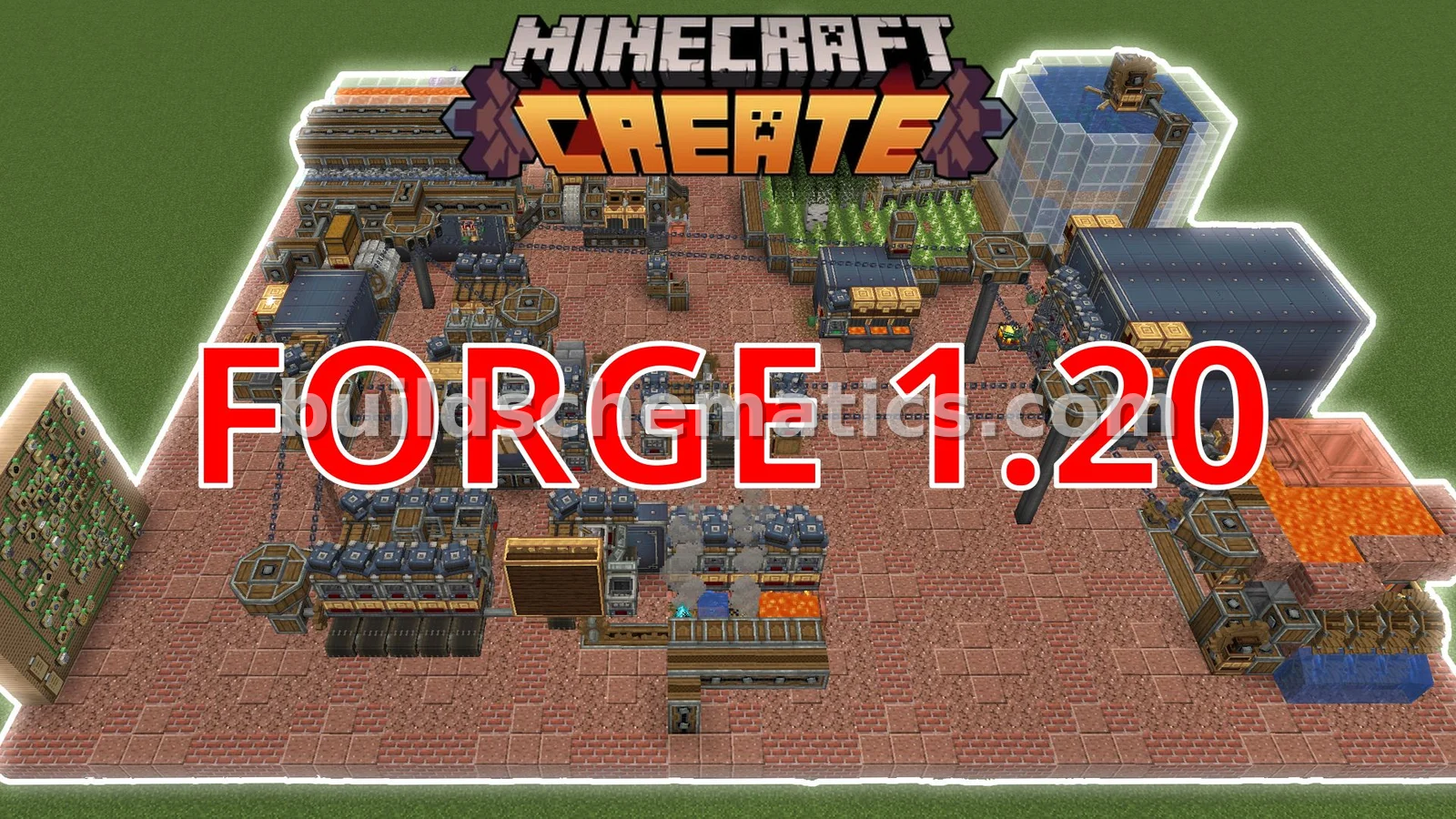 Andesite Age Farm - Granite and Bricks