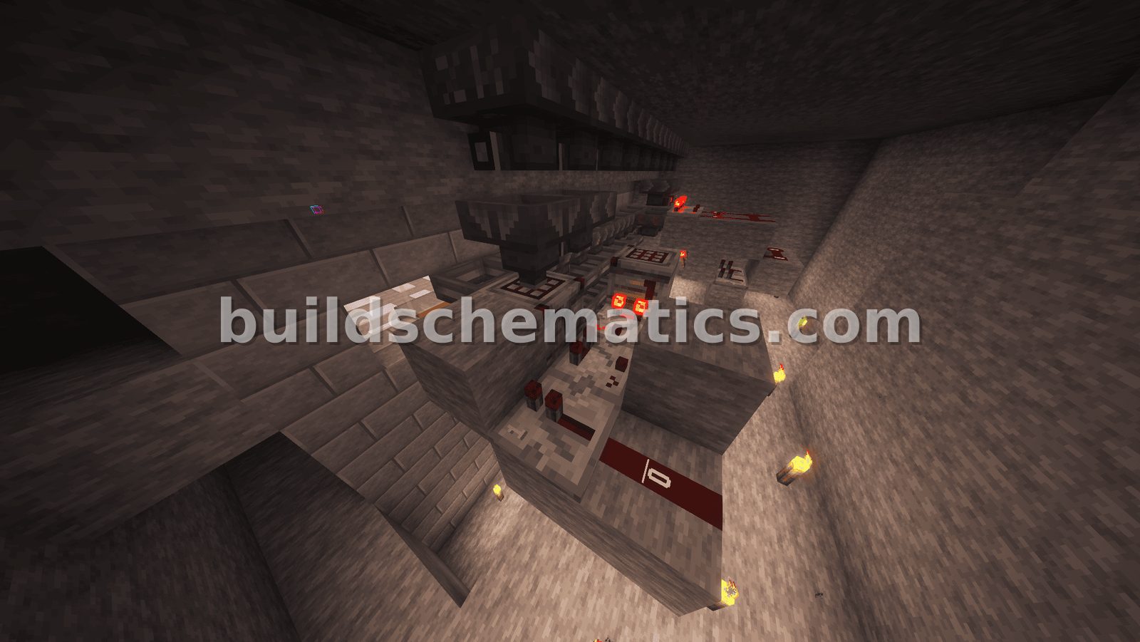 Iron Storage System With Villager Trading — view 3