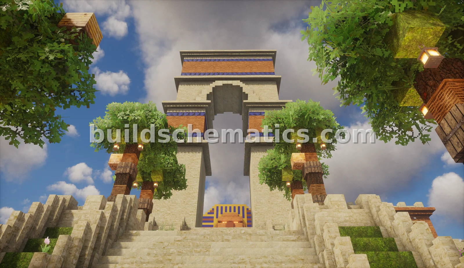 Desert Sandstone Entrance Structure — view 4