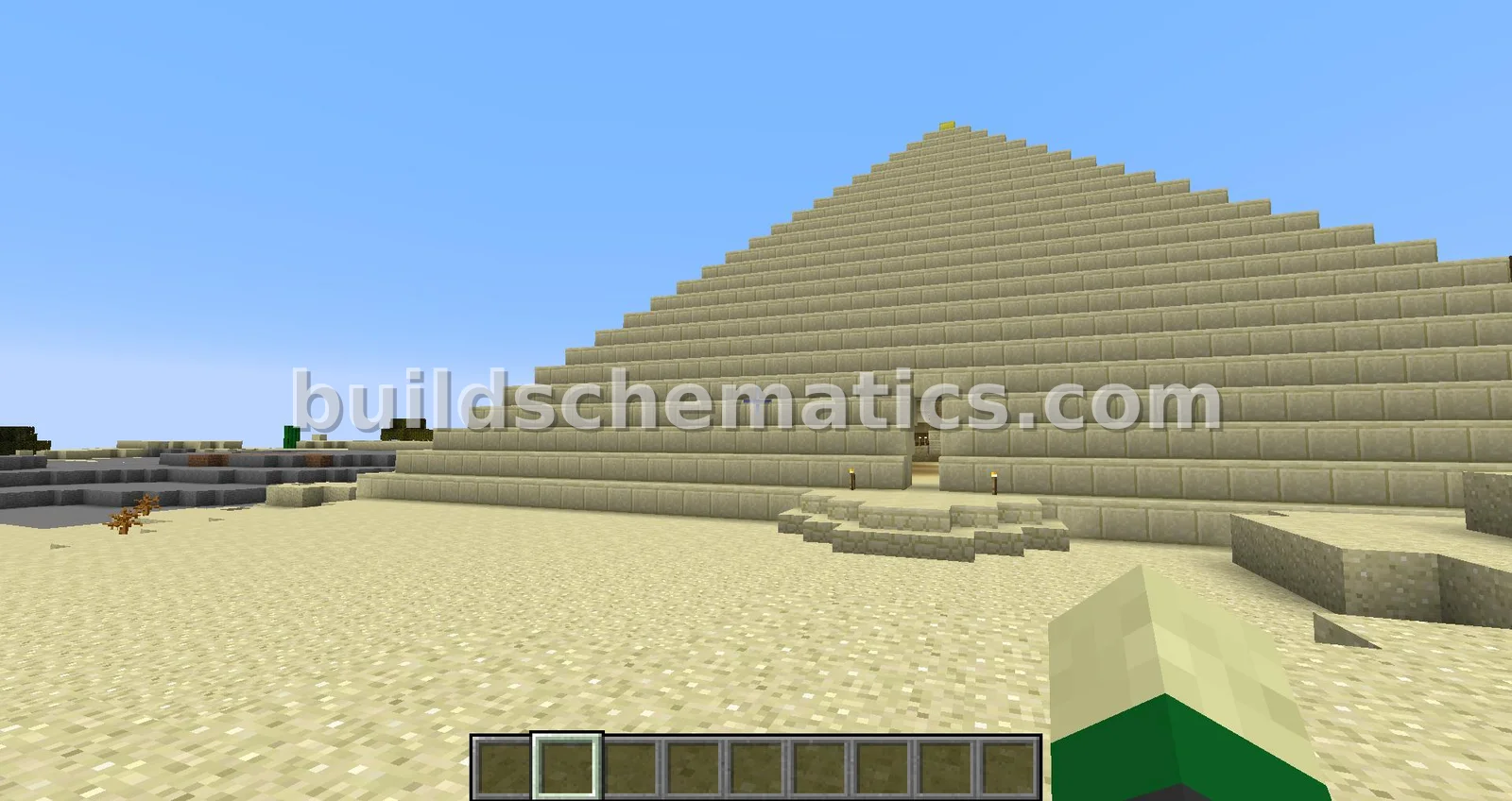 Ancient Egyptian Pyramid Structure — view 2