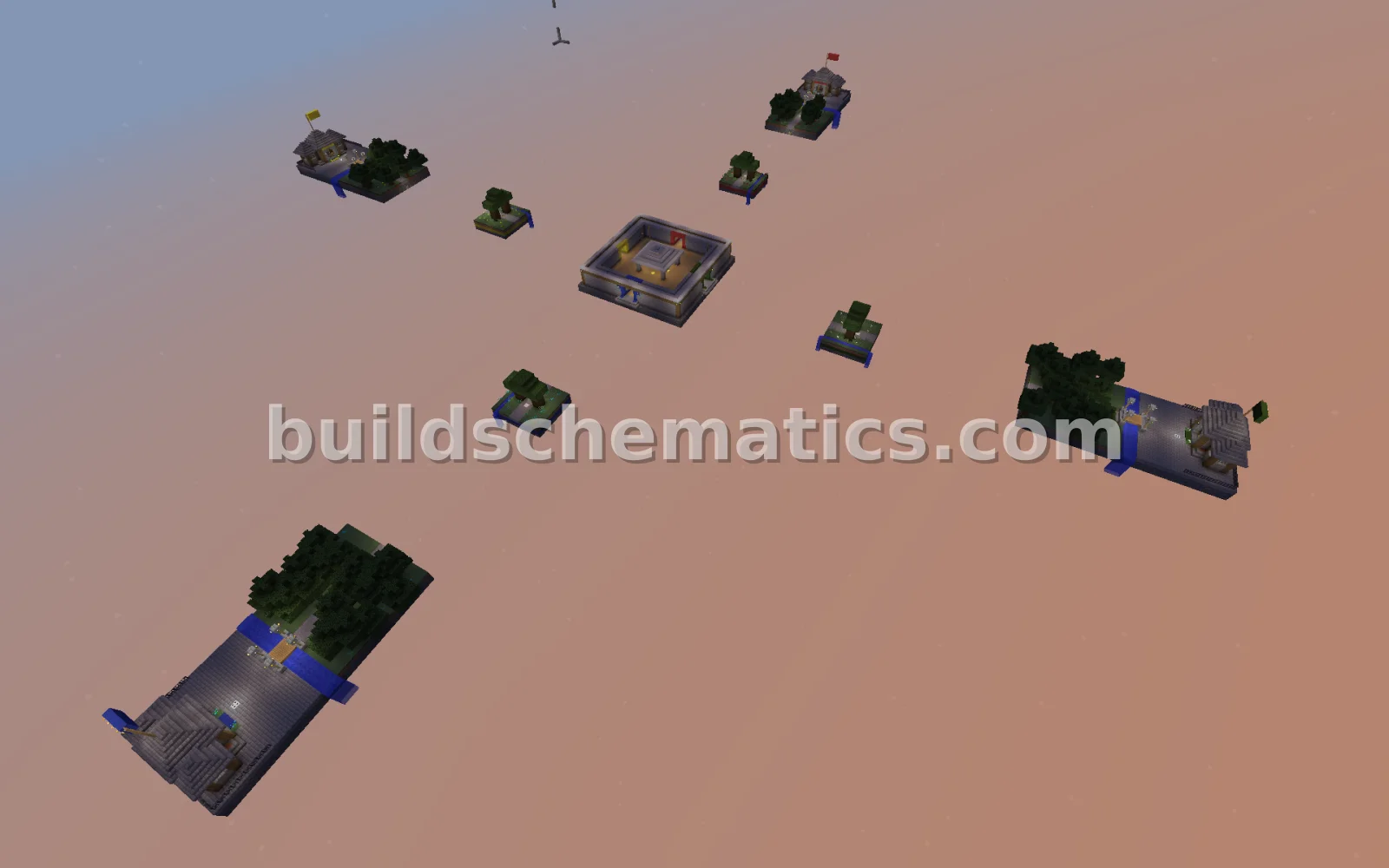 Little Forest Bedwars Map Schematic