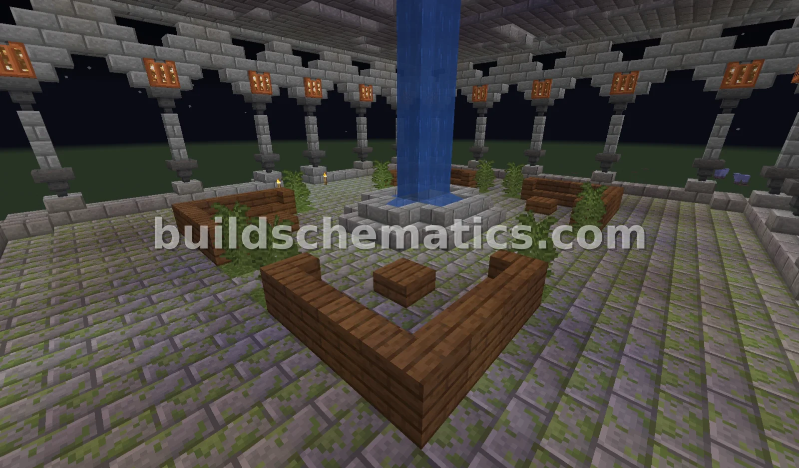 Peaceful Courtyard Temple — view 2