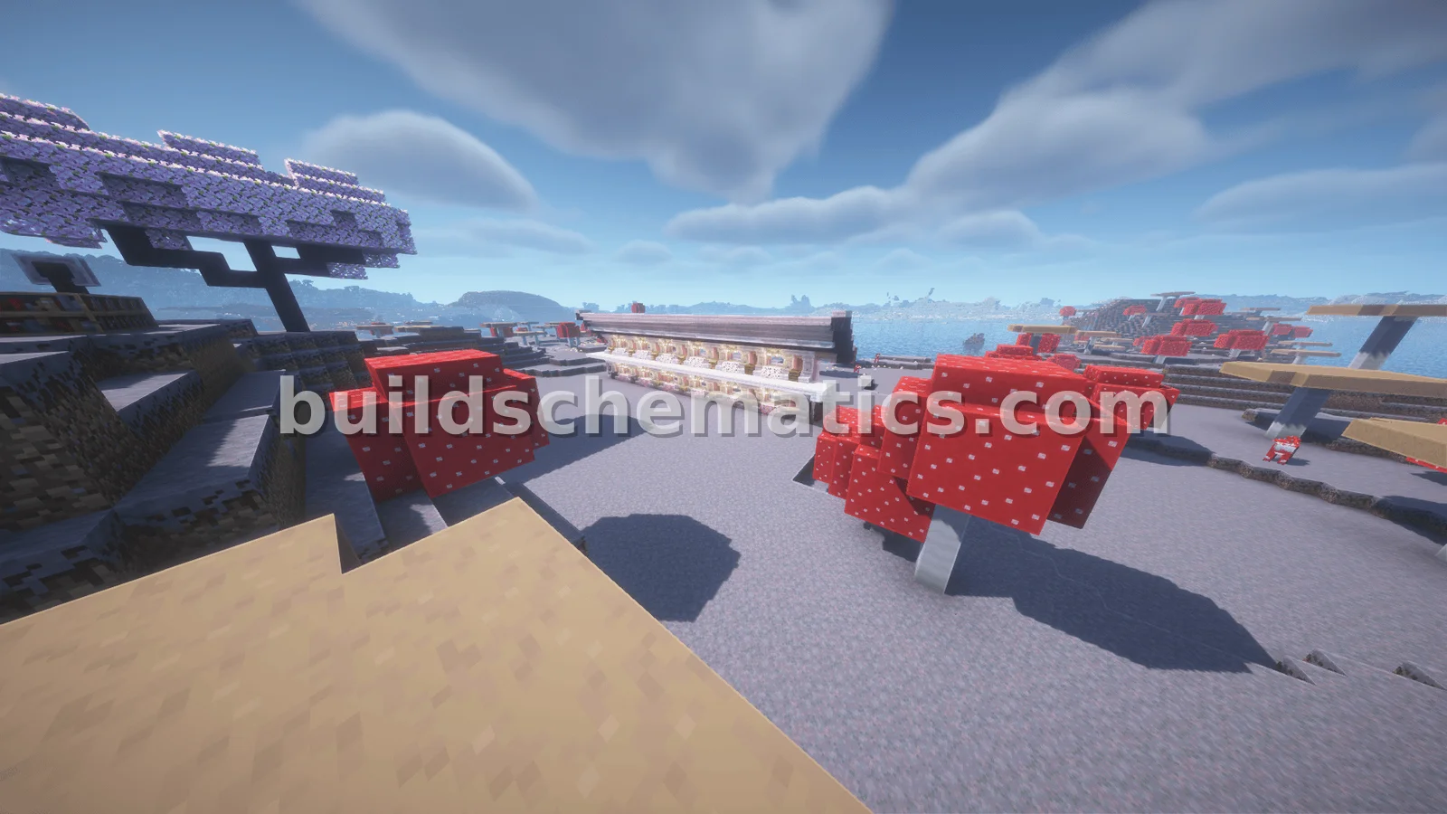Pink and Gray Trading Hub — view 2