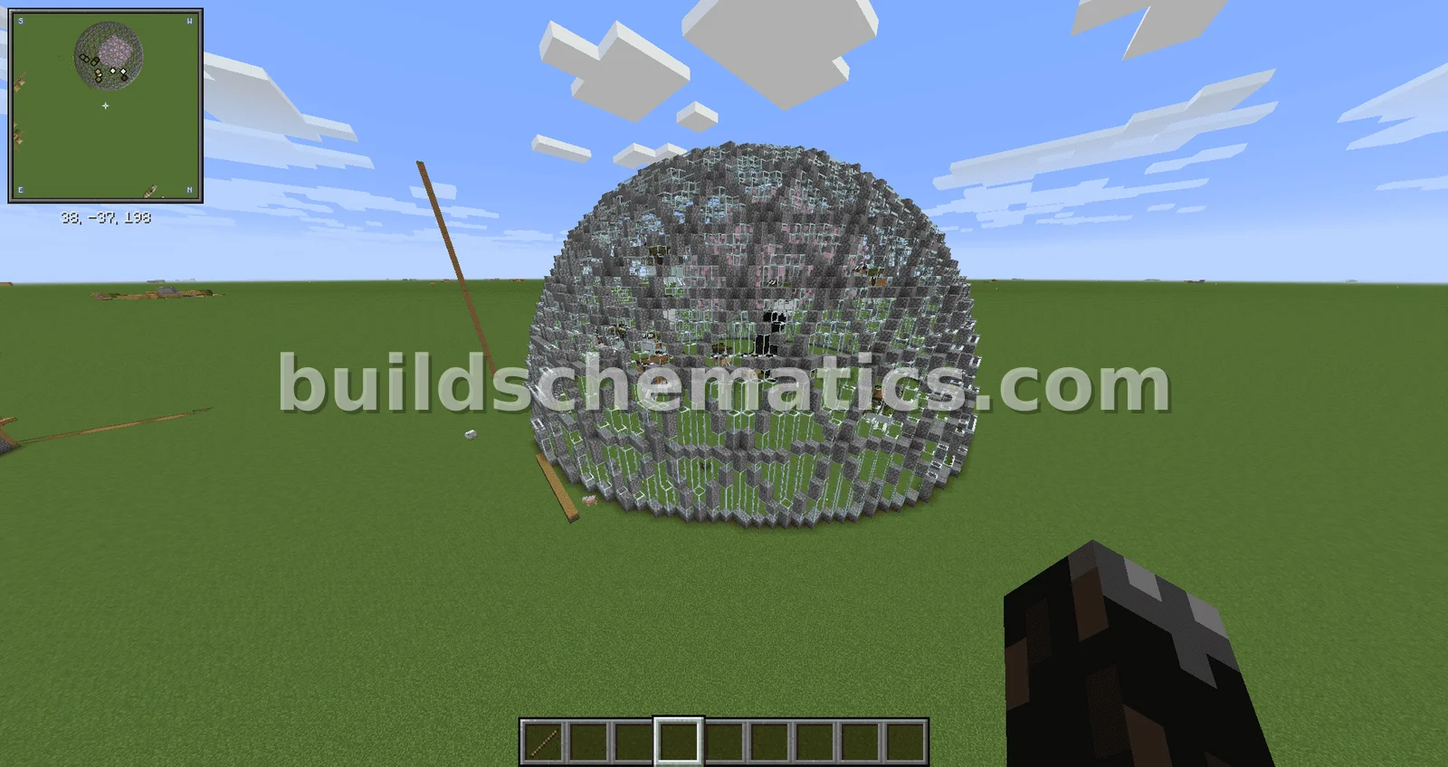 Glass Dome With Cherry Tree — view 2