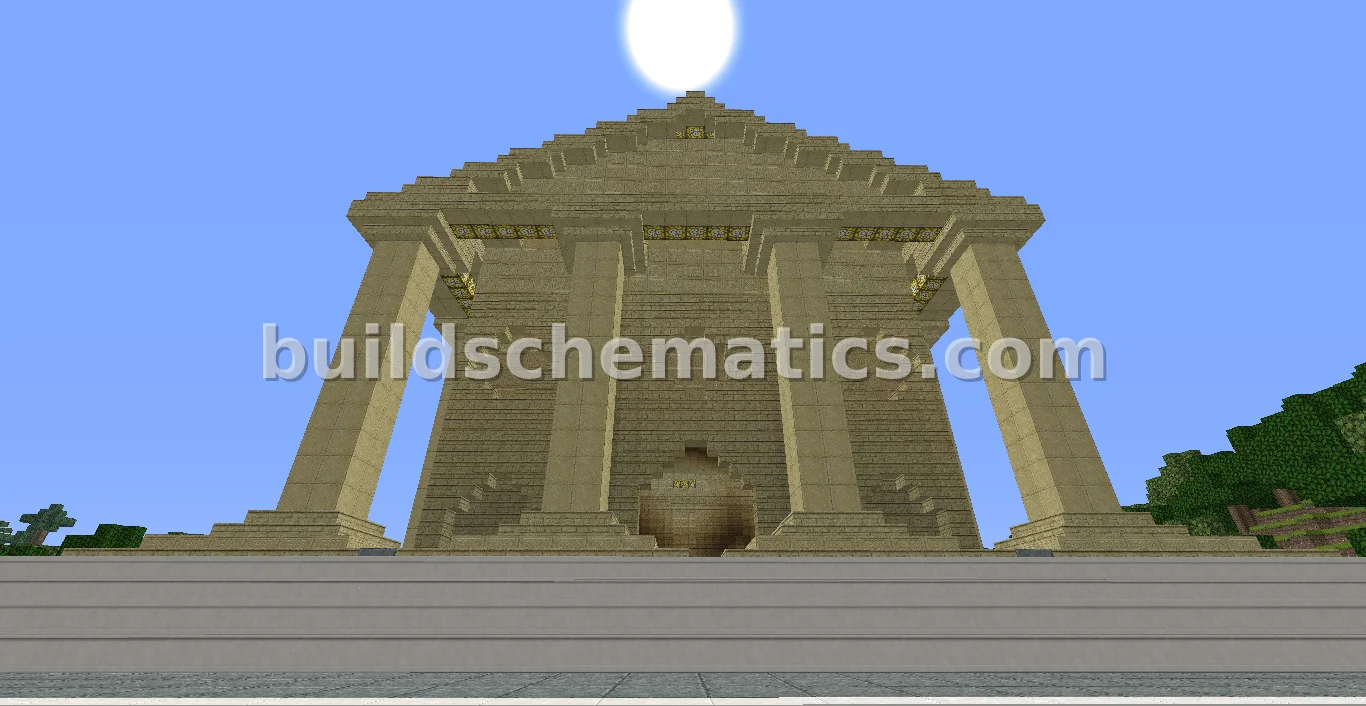 Ancient Greek Temple Structure — view 4