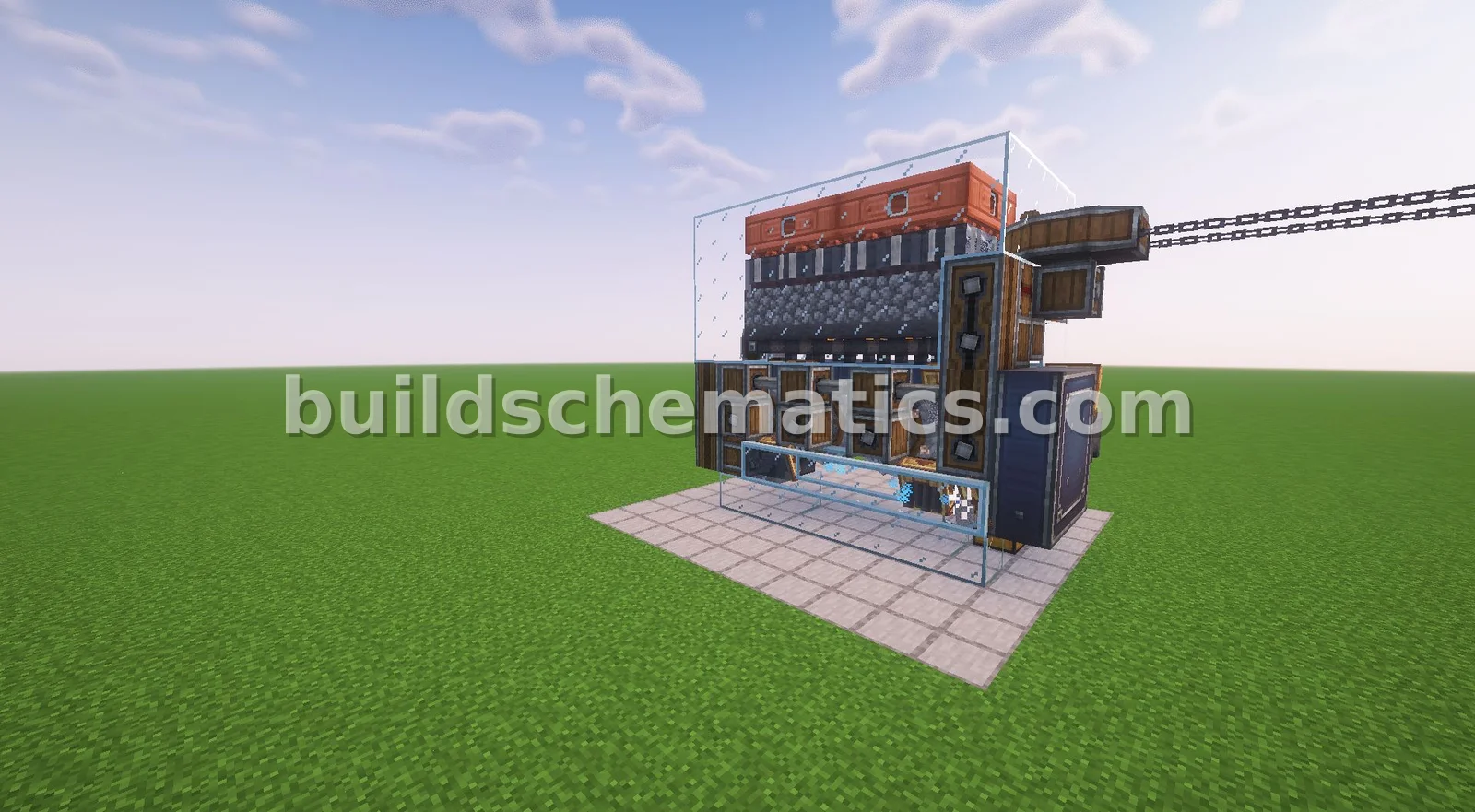 Compact Iron Farm - 251 Blocks