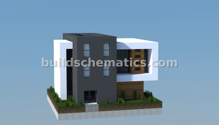 Modern 16x16 Two-Story House