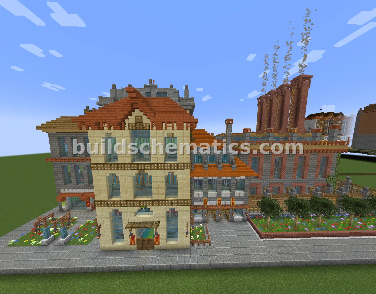 Functional Dye Factory and Flower Farm