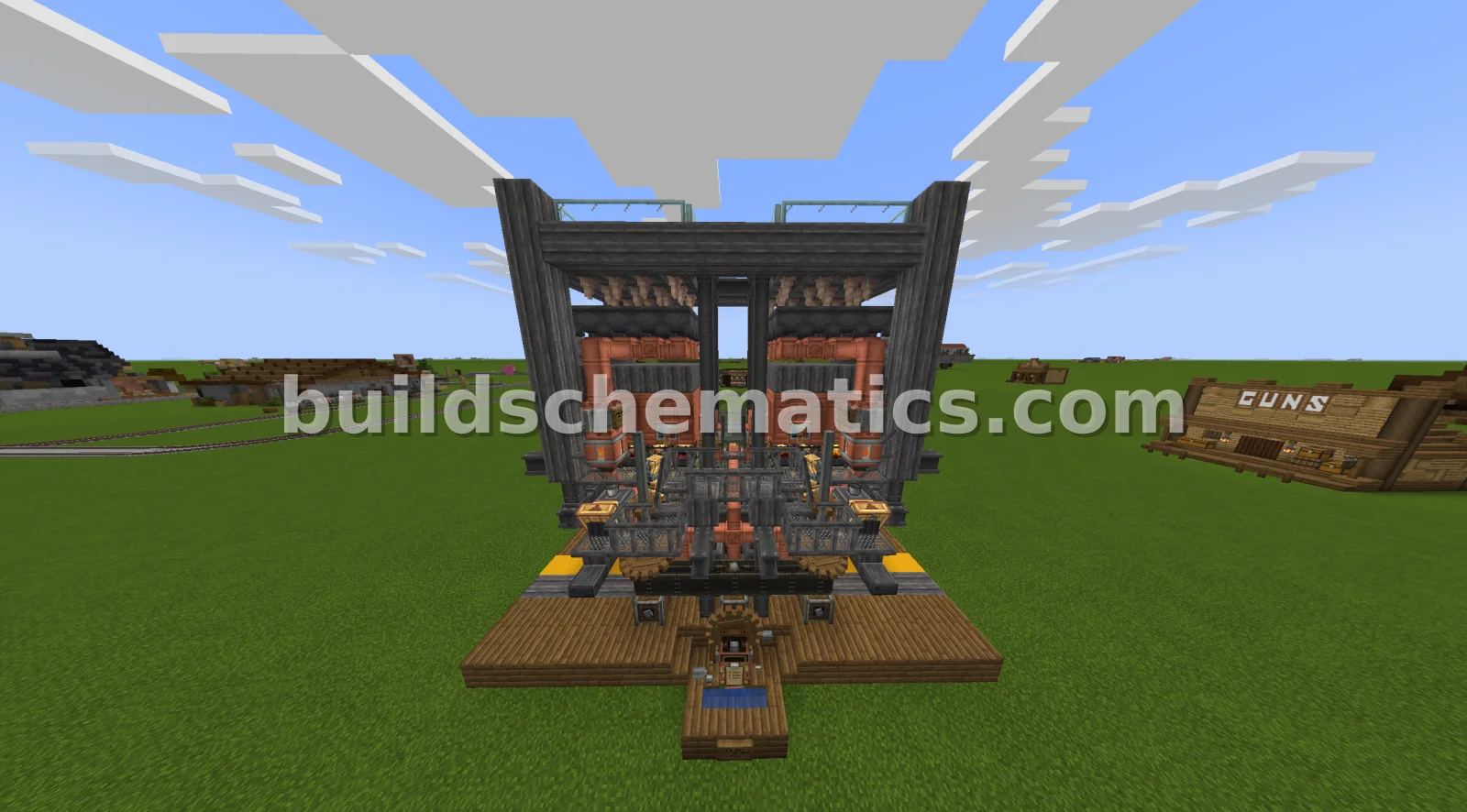 Decorative Steam Engine with Lava and Water — view 2