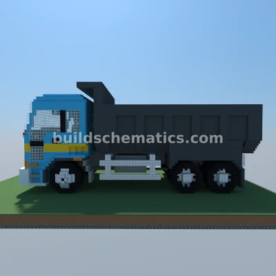 Pixel Art Dump Truck — view 3
