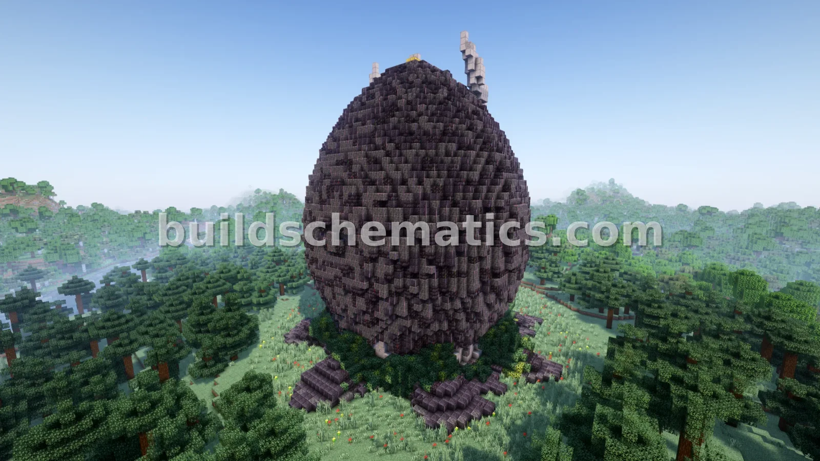Dragon Egg Nether Portal Statue — view 3