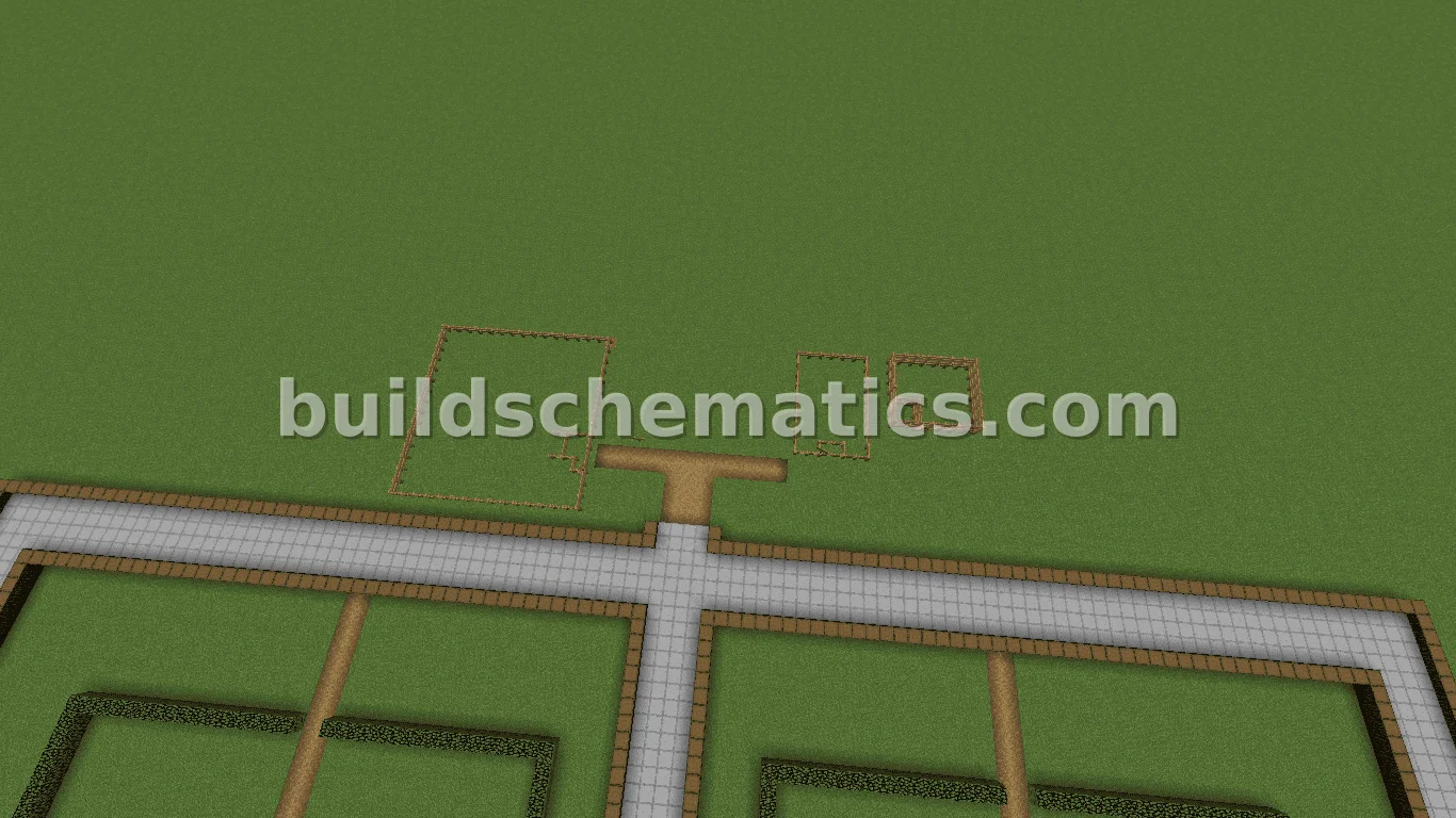 Town Layout with Plots for Houses and Markets — view 2