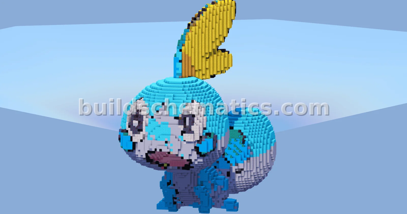 Sobble Minecraft Statue