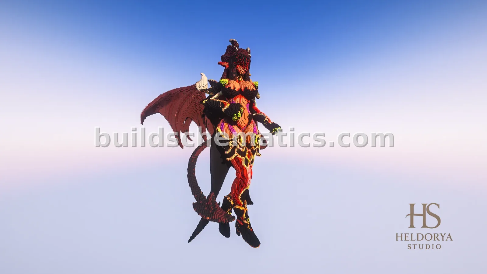 Fantasy Monster Girl Statue — view 2