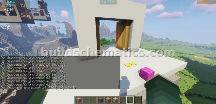 Command Block Automatic Doors for Minecraft 1.14.4 — view 2
