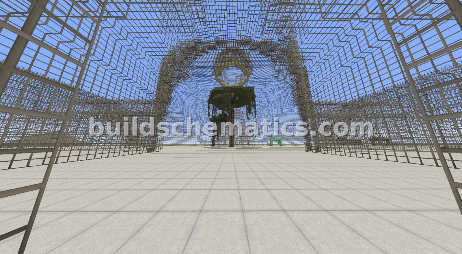 Glass Botanical Garden With Jungle Tree — view 4