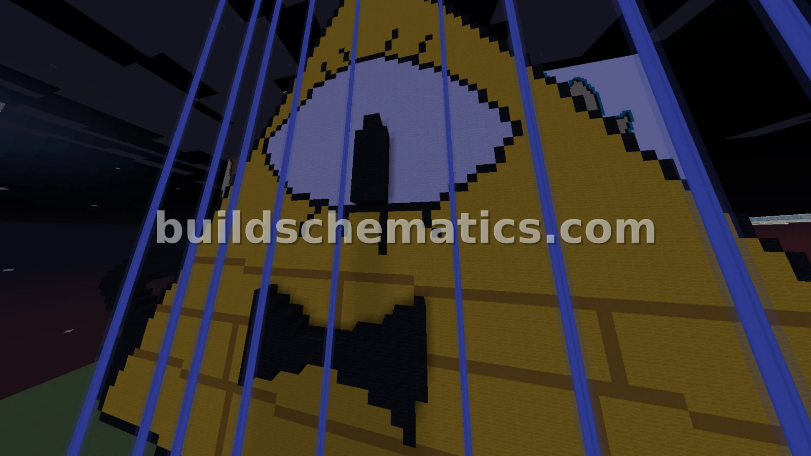 Bill Cipher Pixel Art — view 2