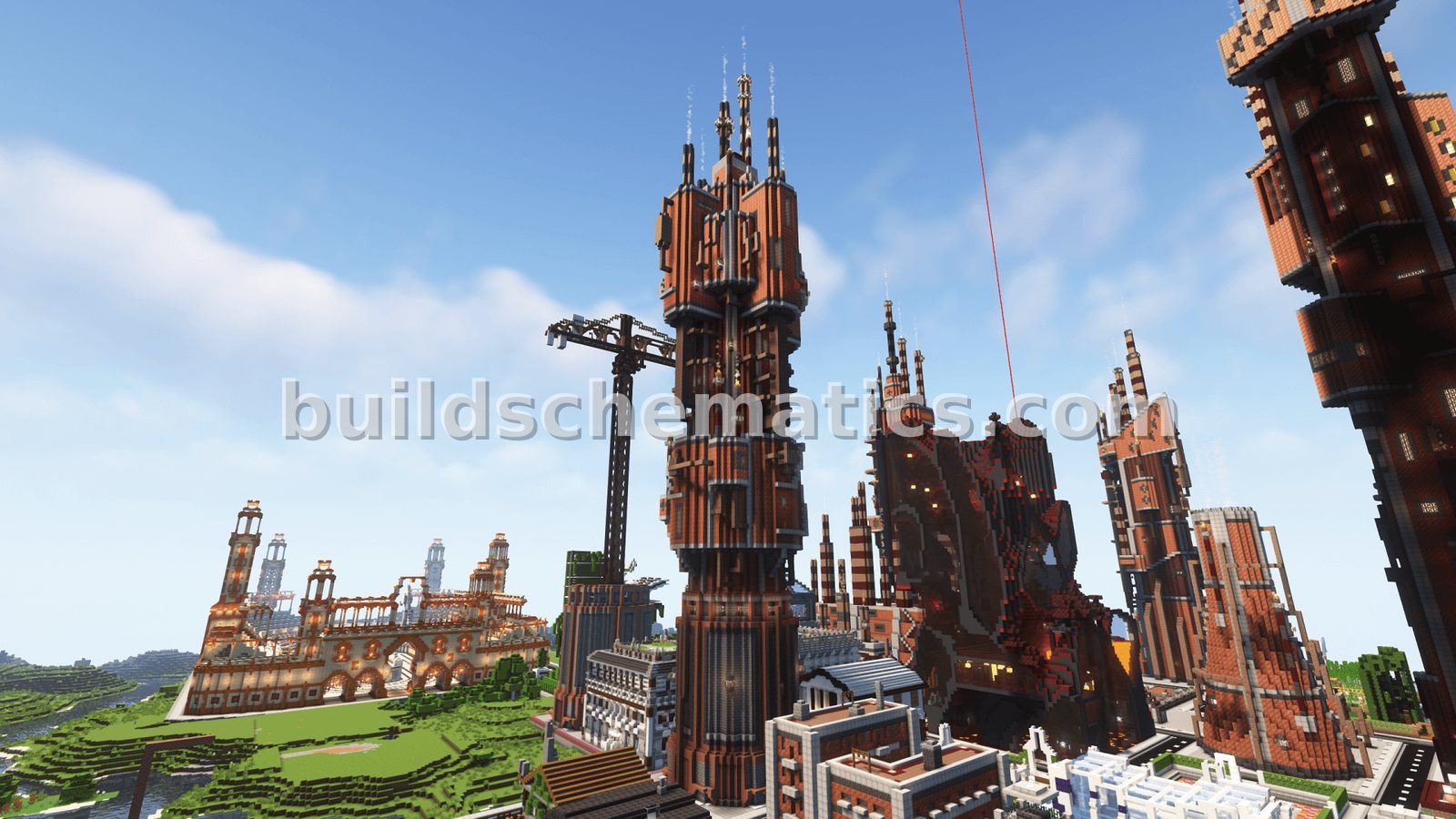 Steampunk Skyscraper Model 4 — view 2