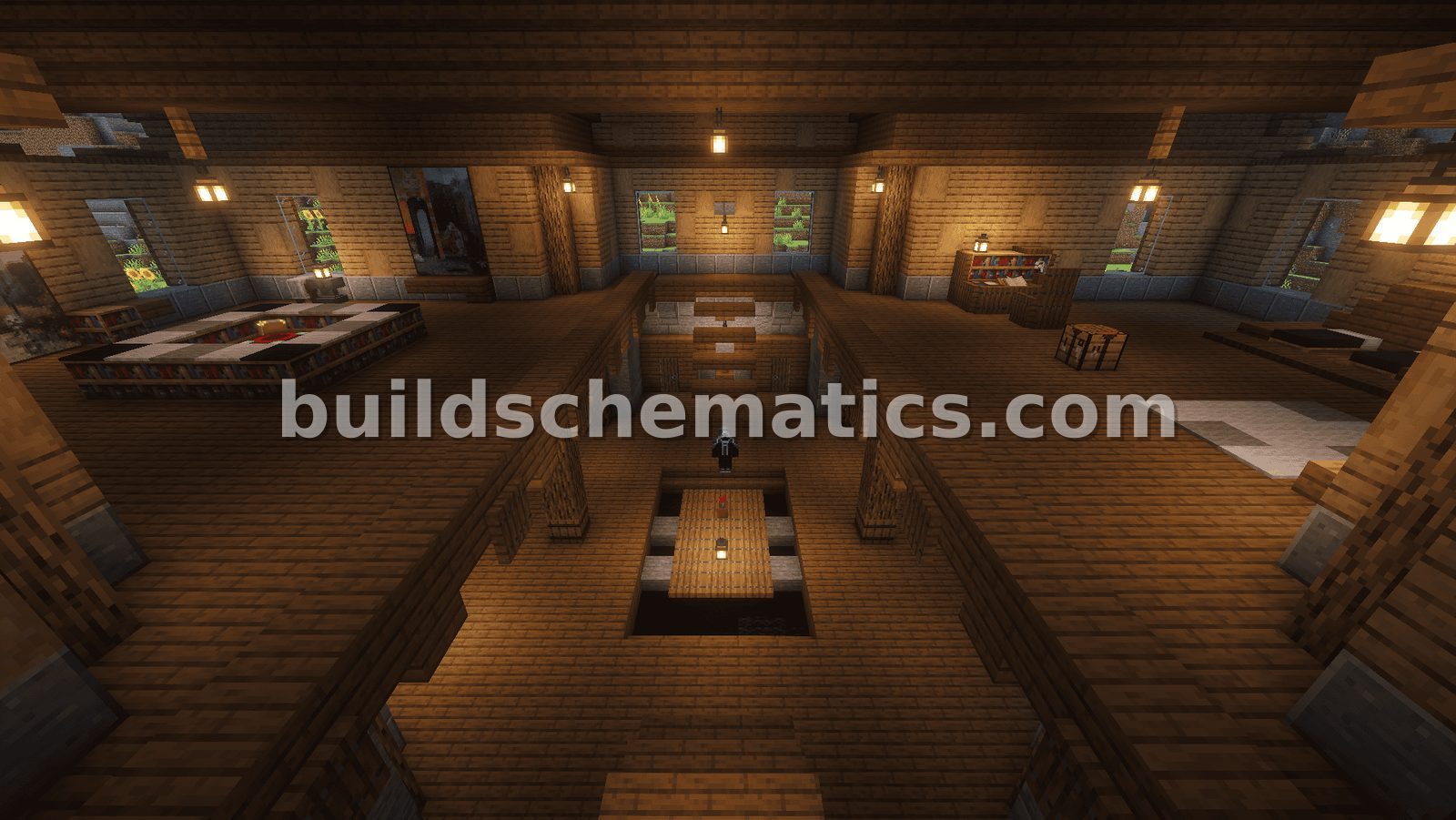Classic Survival Medieval Home Schematic — view 2