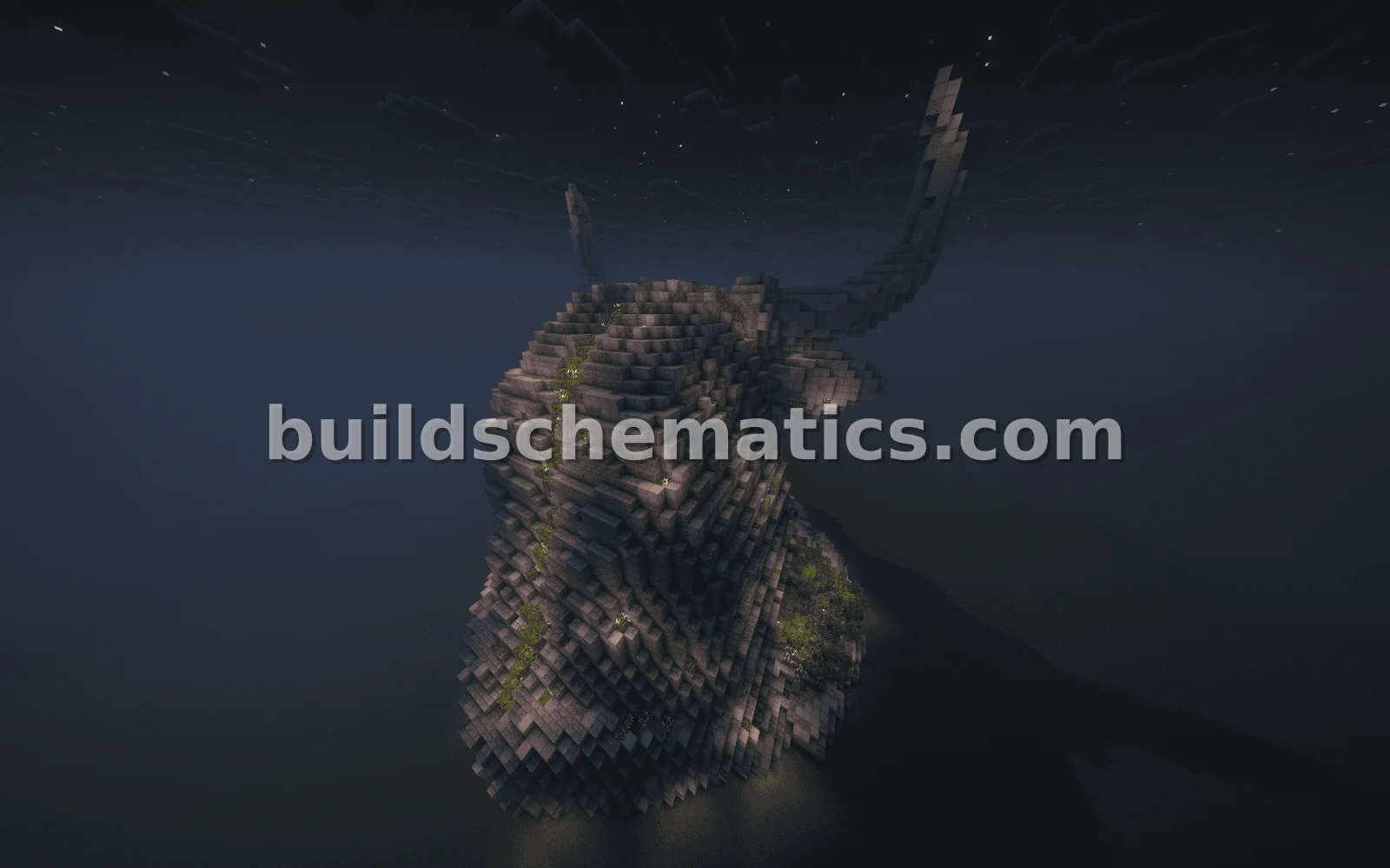 Bull Head Nether Portal Statue Design — view 5