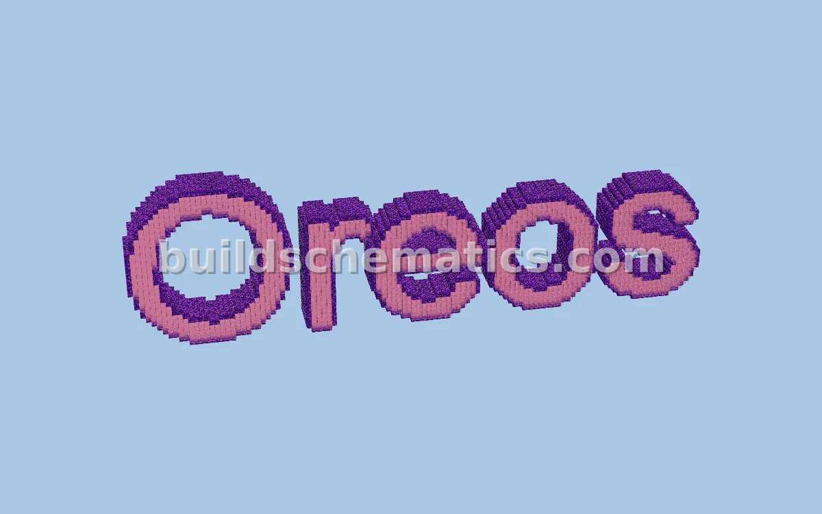 Oreos Minecraft Build