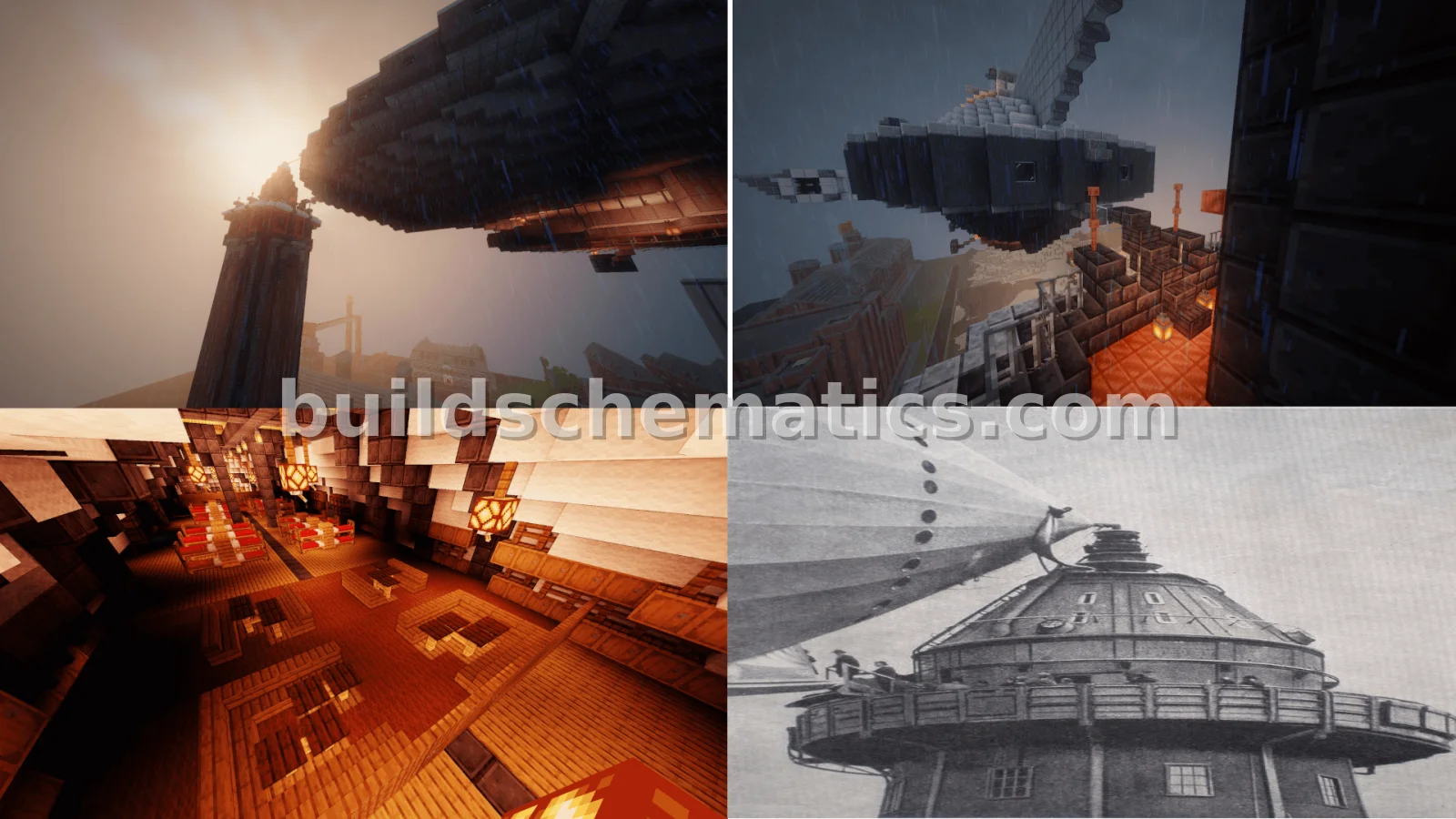 Vintage Zeppelin Tower and Control Structure — view 3