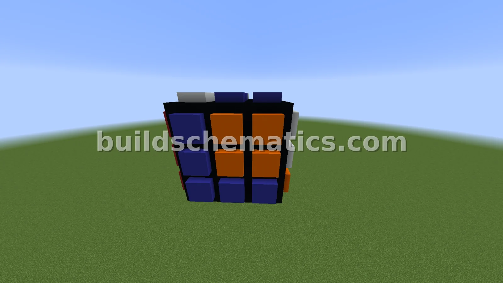 3D Rubik's Cube Pattern