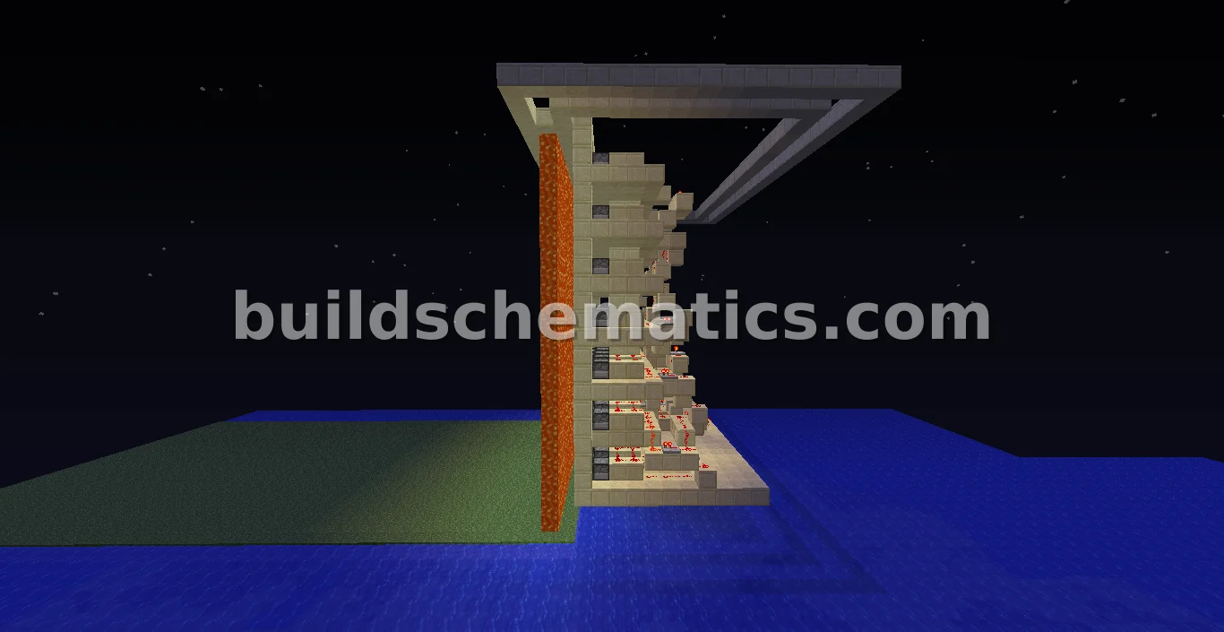 Redstone Wall of Death — view 2